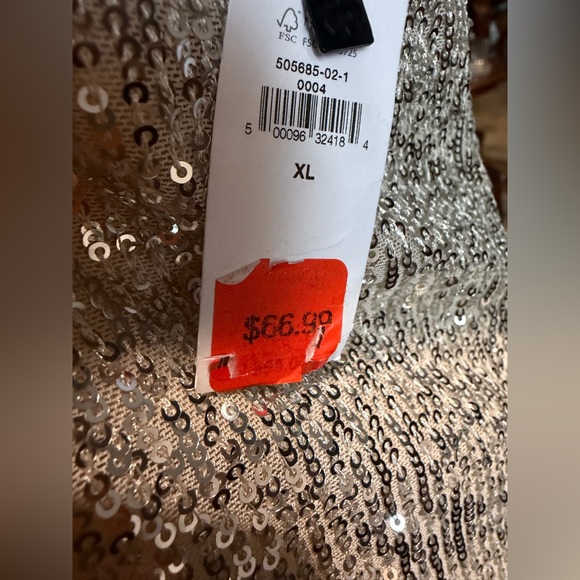 Banana Republic Silver Sequin Halter Top - Picture 8 of 9